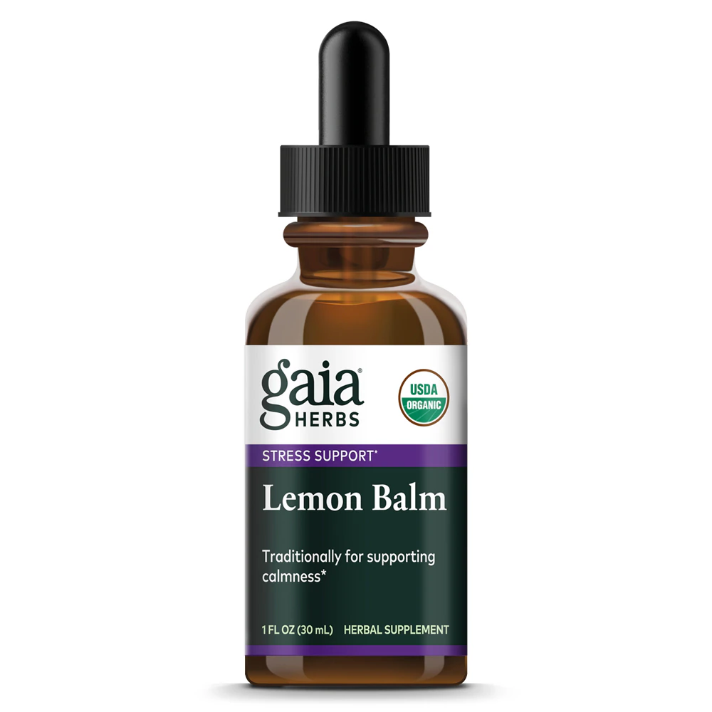 Gaia Herbs Organic Lemon Balm -- 333 mg - 1 fl oz