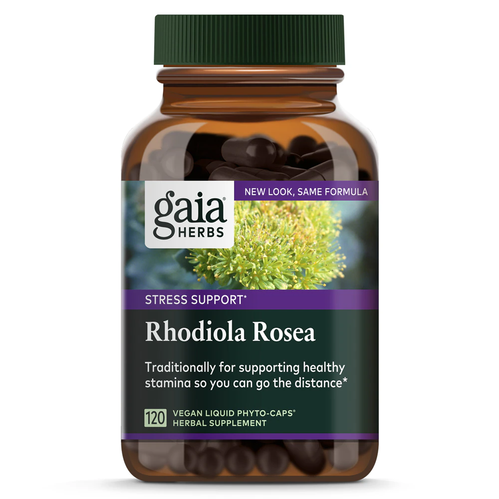 Gaia Herbs Single Herbs Rhodiola Rosea -- 120 Vegan Liquid Phyto-Caps?