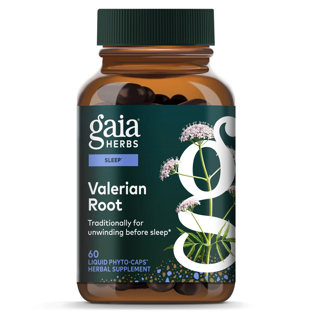 Gaia Herbs Valerian Root -- 60 Vegan Liquid Phyto-Caps