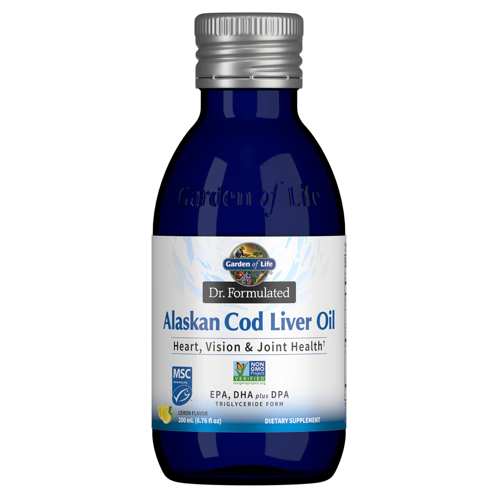 Garden of Life Dr. Formulated Alaskan Cod Liver Oil Lemon -- 6.76 fl oz