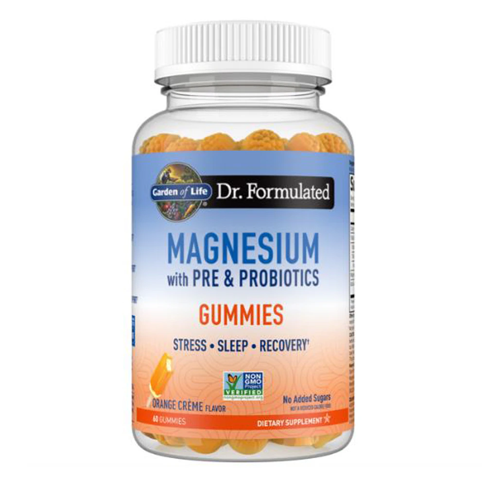 Garden of Life Dr. Formulated Magnesium with Pre & Probiotics Orange Cr¨¨me -- 60 Gummies