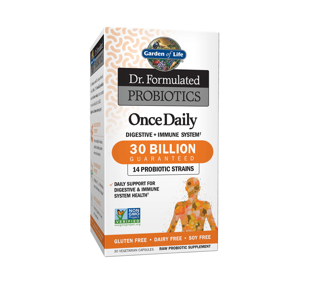 Garden of Life Dr. Formulated Probiotics Once Daily -- 30 billion - 30 Vegetarian Capsules