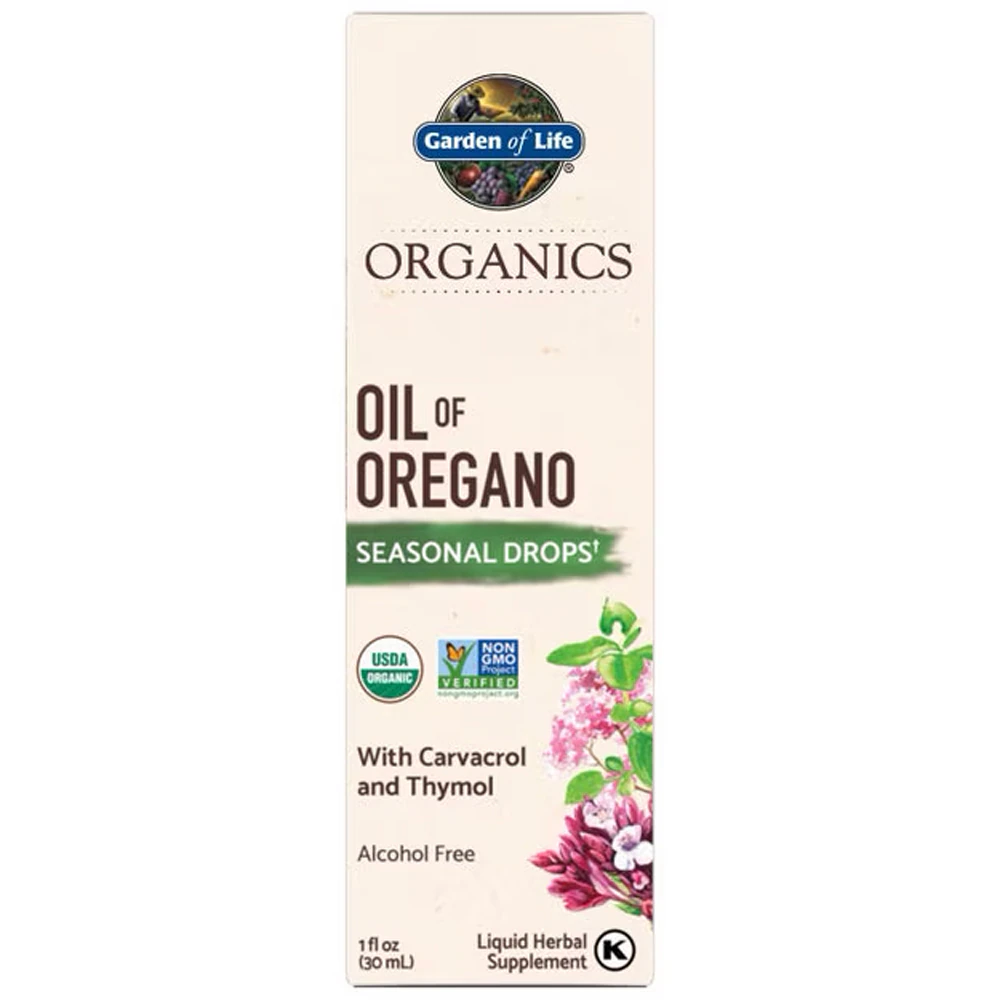 Garden of Life Organics Oil of Oregano Seasonal Drops -- 1 fl oz