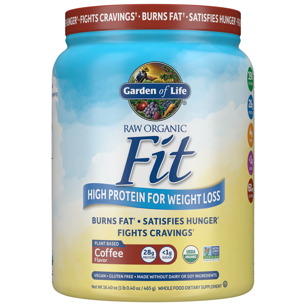 Garden of Life RAW Organic Fit High Protein for Weight Loss Coffee -- 16 oz