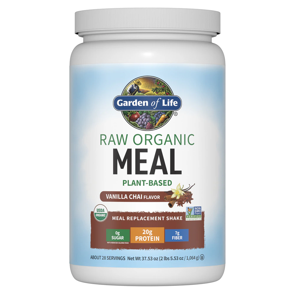 Garden of Life Raw Organic Meal Plant-Based Vanilla Chai -- 37.53 oz