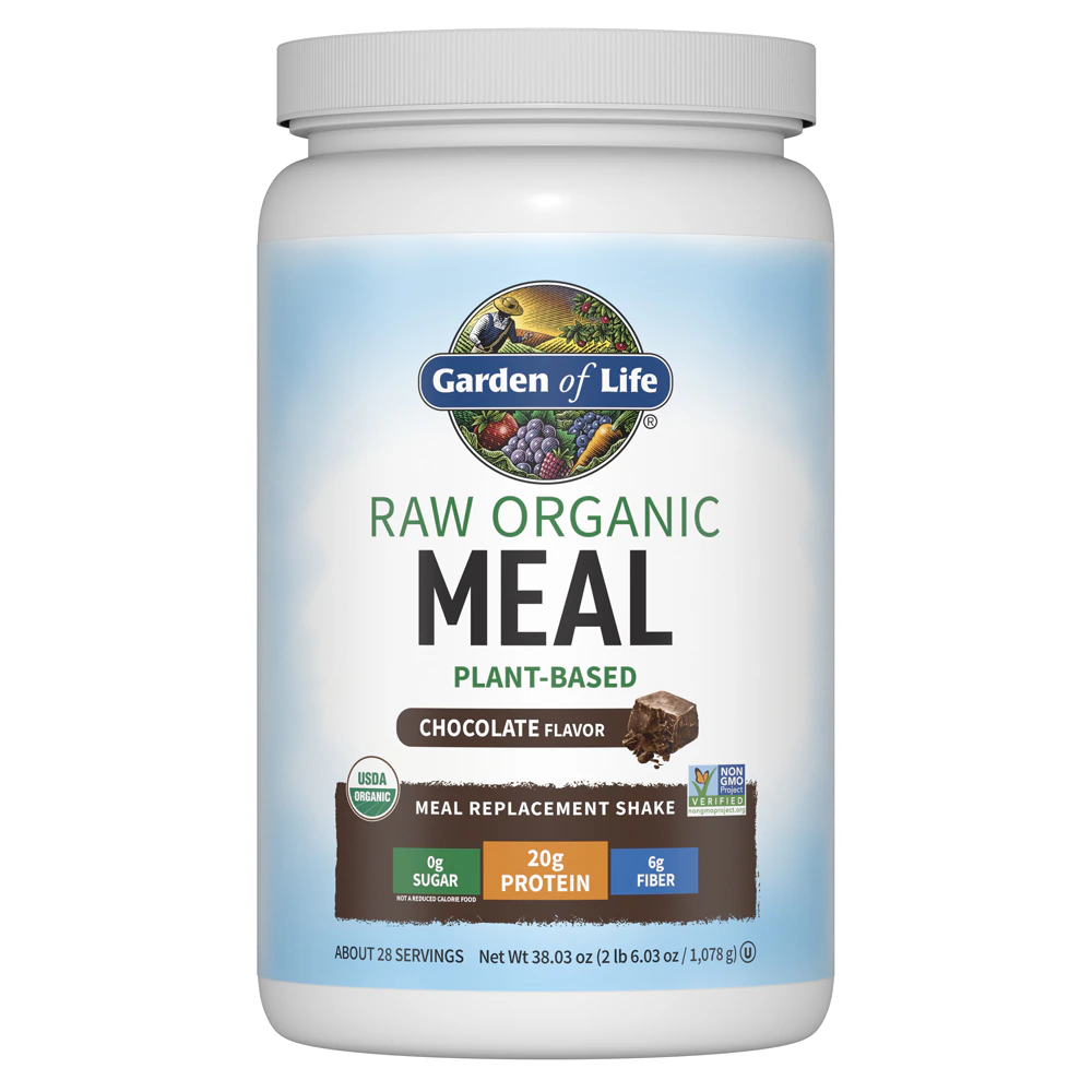 Garden of Life Raw Organic Meal Plant-Based Chocolate -- 38.03 oz