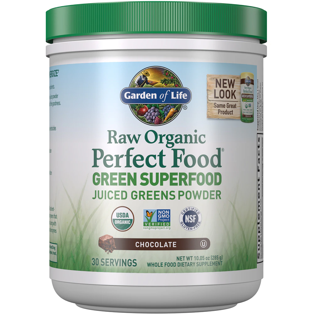 Garden of Life Raw Organic Perfect Food? Green Superfood Chocolate -- 10.05 oz