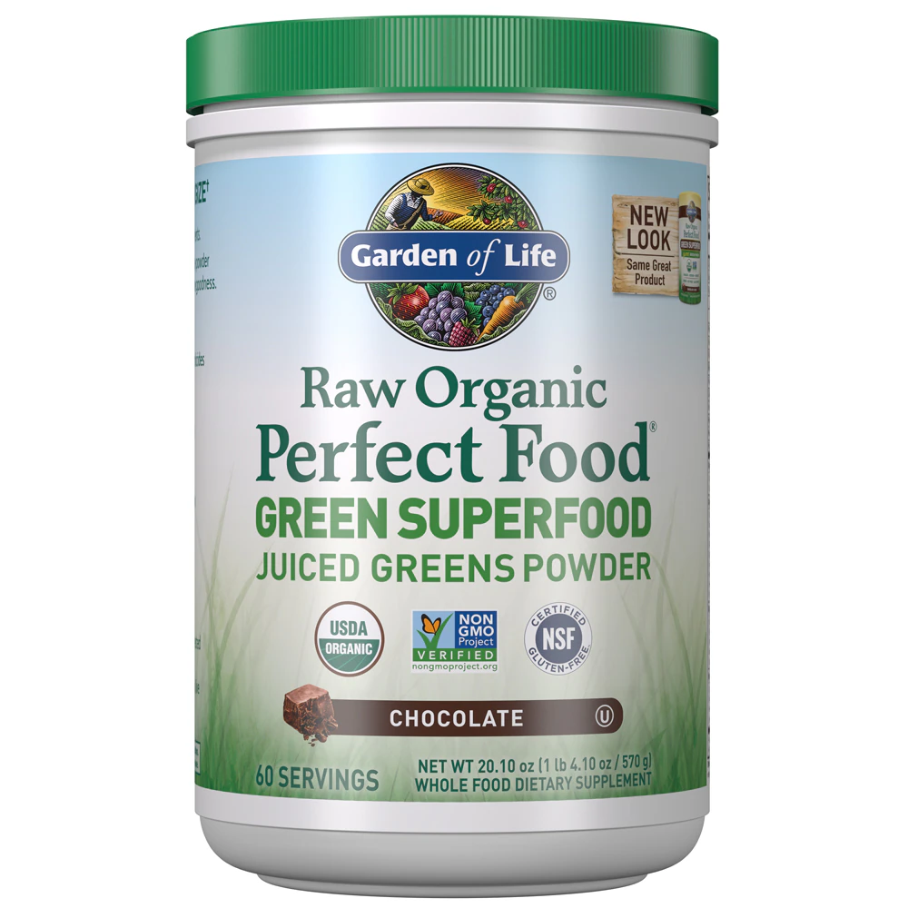 Garden of Life Raw Organic Perfect Food? Green SuperFood Chocolate -- 20.1 oz