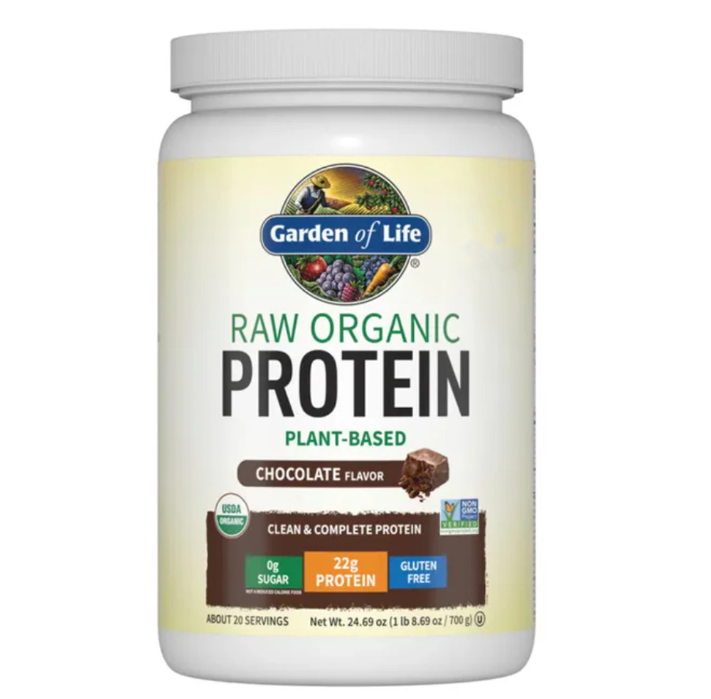 Garden of Life RAW Organic Protein Plant-Based Formula Chocolate -- 24.69 oz