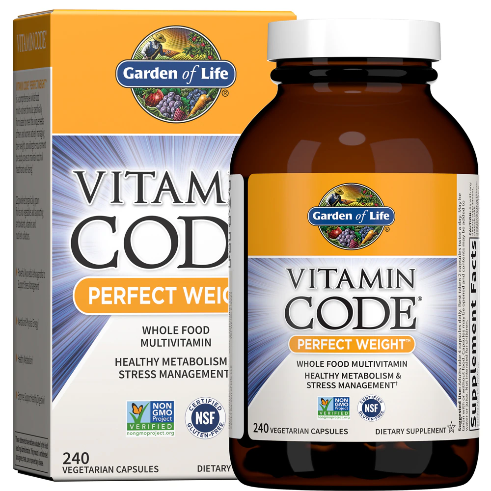 Garden of Life Vitamin Code? Perfect Weight? -- 240 Vegetarian Capsules