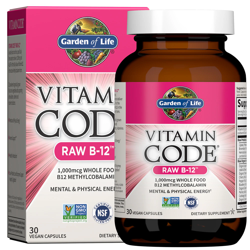 Garden of Life Vitamin Code RAW B-12 -- 30 Vegetarian Capsules