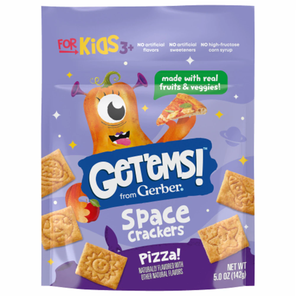 Gerber Kids Get'ems Space Crackers Pizza -- 5 oz