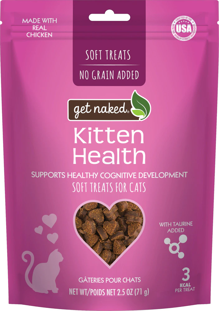 Get Naked Kitten Health Cognitive Development Natural Soft Treat Chicken Flavor -- 2.5 oz