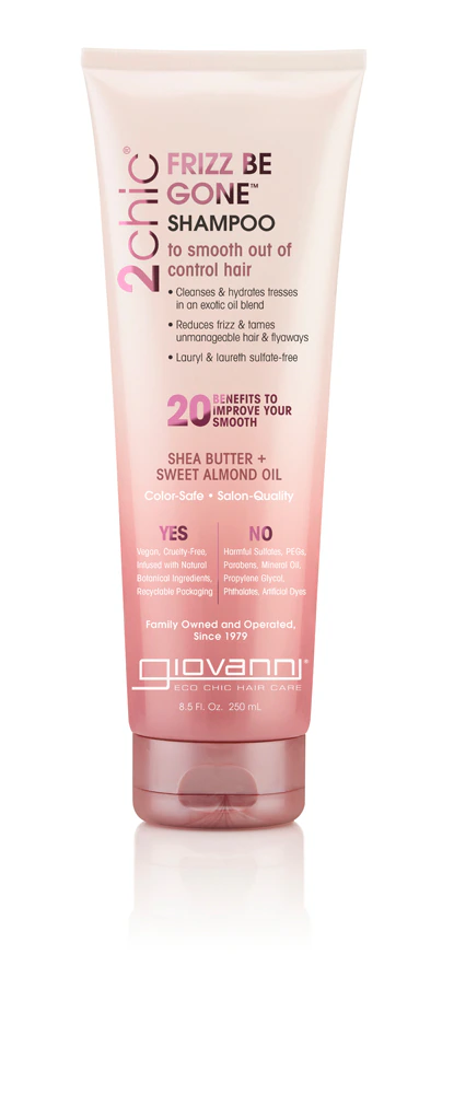 Giovanni 2chic Frizz Be Gone Shampoo Shea Butter & Sweet Almond OIl -- 8.5 fl oz