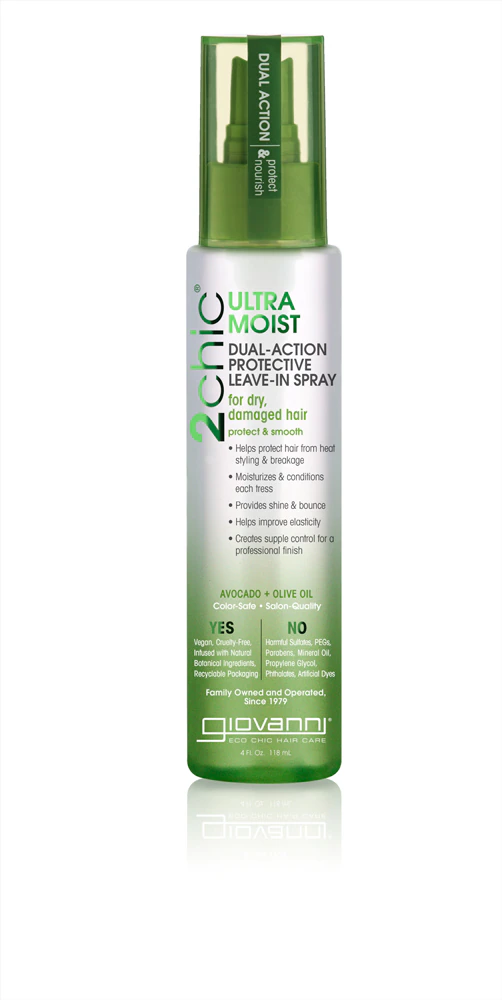 Giovanni 2chic Ultra-Moist Dual Action Protective Leave-In Spray -- 4 fl oz