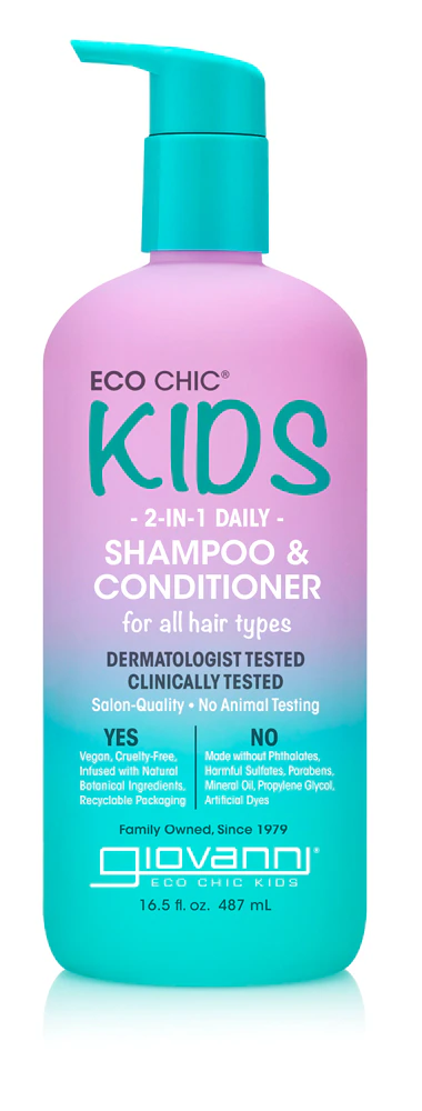 Giovanni Eco Chic Kids 2-in-1 Daily Shampoo & Conditioner -- 16.5 fl oz