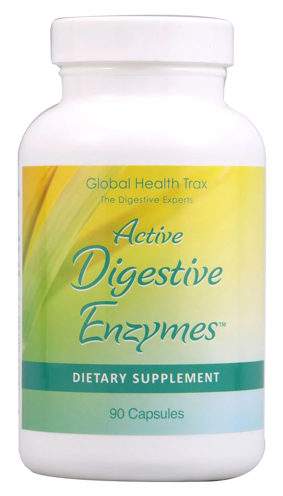 Global Health Trax Active Digestive Enzymes? -- 90 Capsules