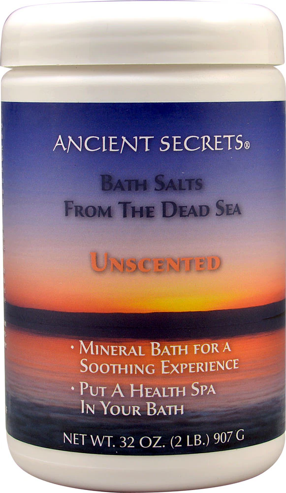 Ancient Secrets Bath Salts From The Dead Sea Unscented -- 2 lbs