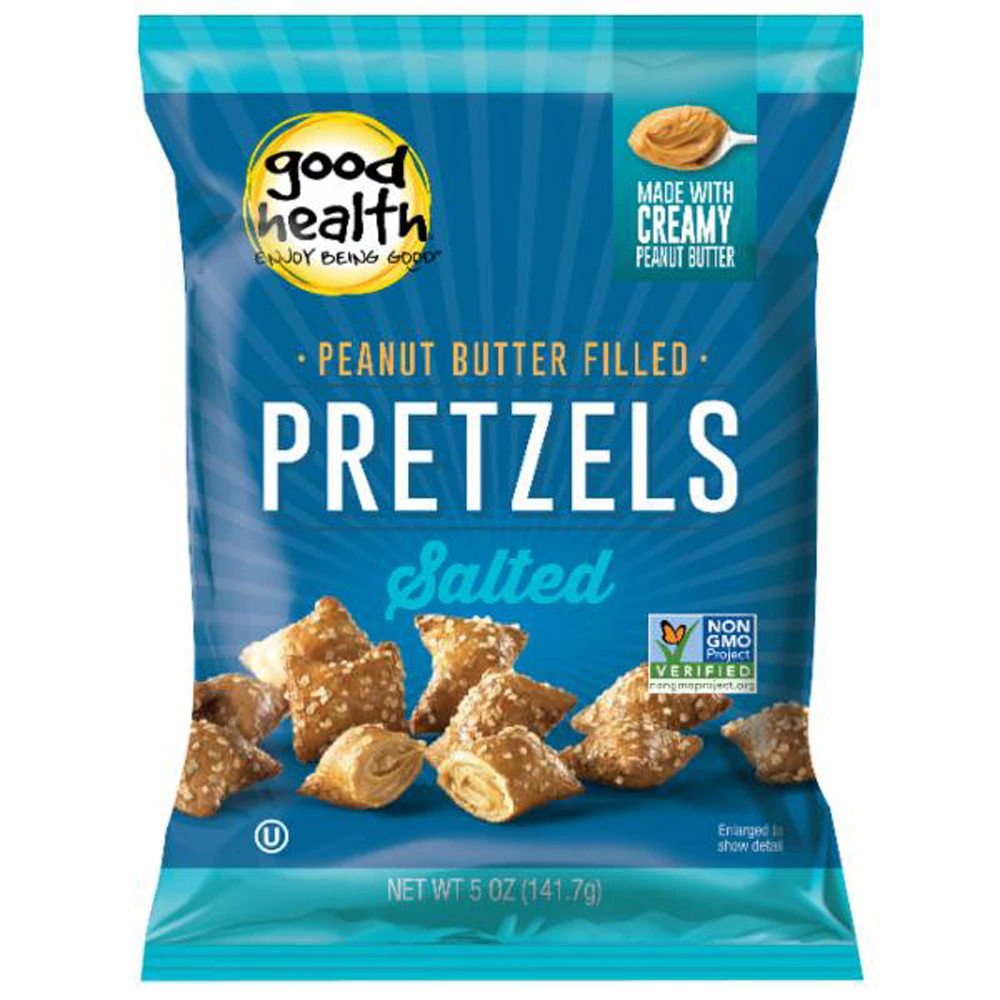 Good Health Inc. Peanut Butter Filled Pretzels Salted -- 5 oz