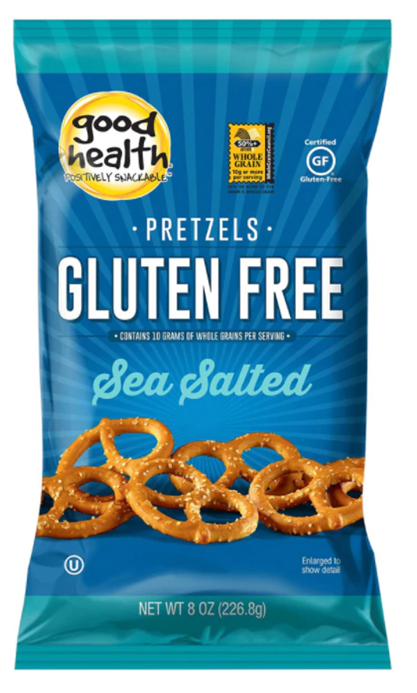 Good Health Inc. Pretzels Gluten Free Sea Salted -- 8 oz
