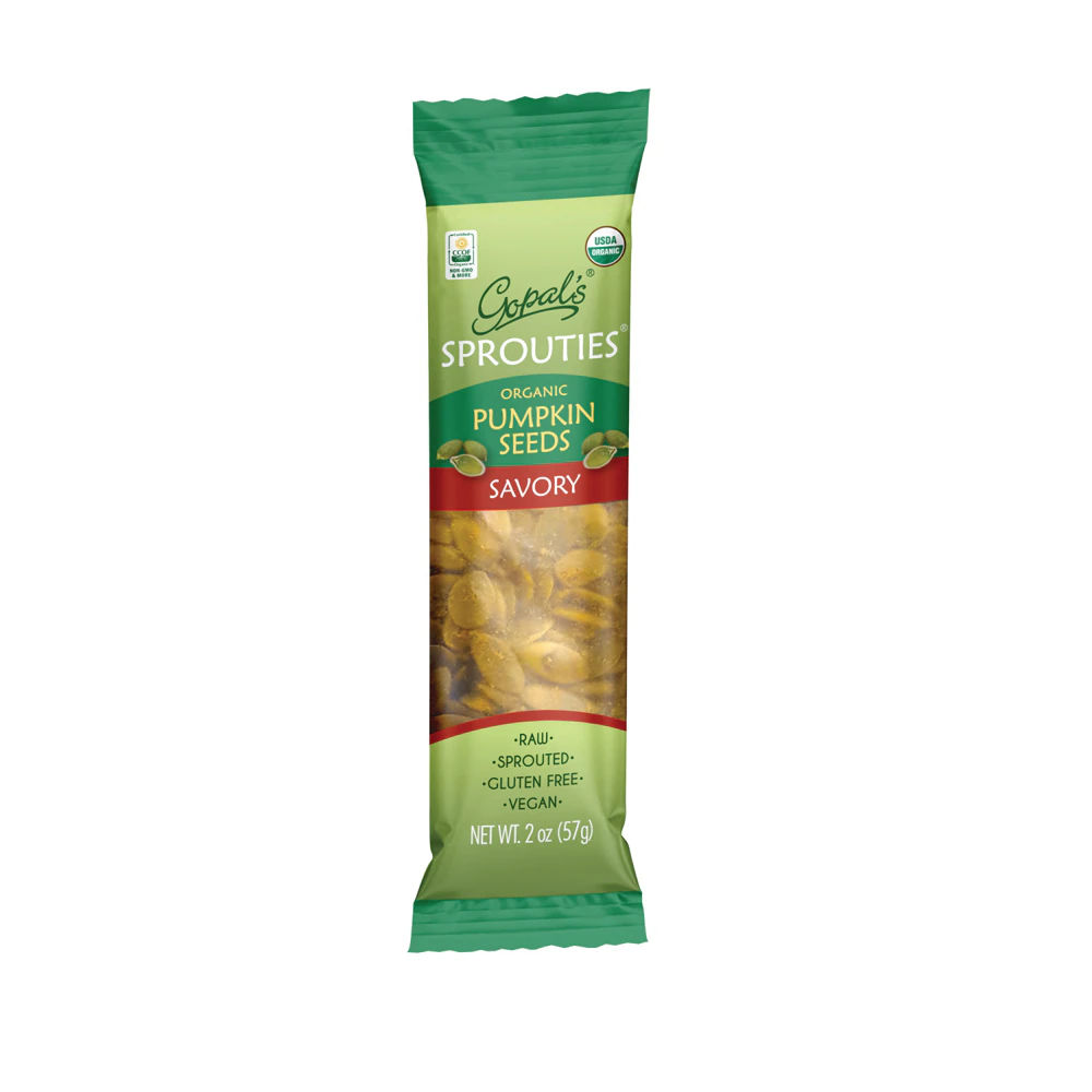 Gopal's Sprouties Organic Pumpkin Seeds Savory -- 2 oz