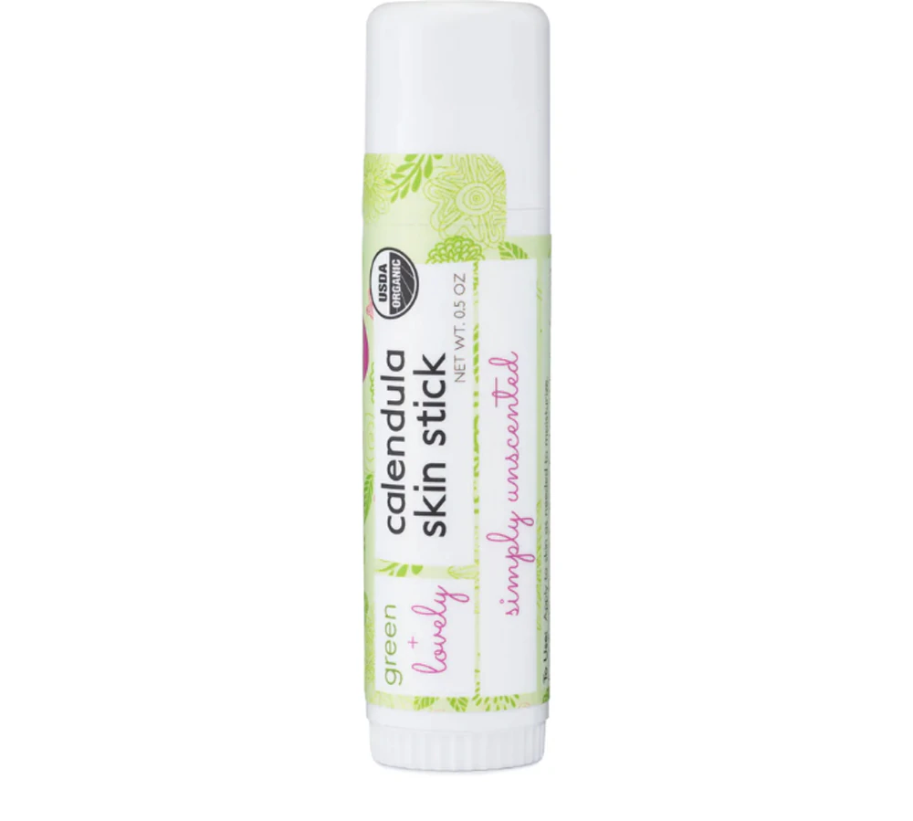 Green + Lovely Calendula Skin Lotion Stick Unscented -- 0.5 oz