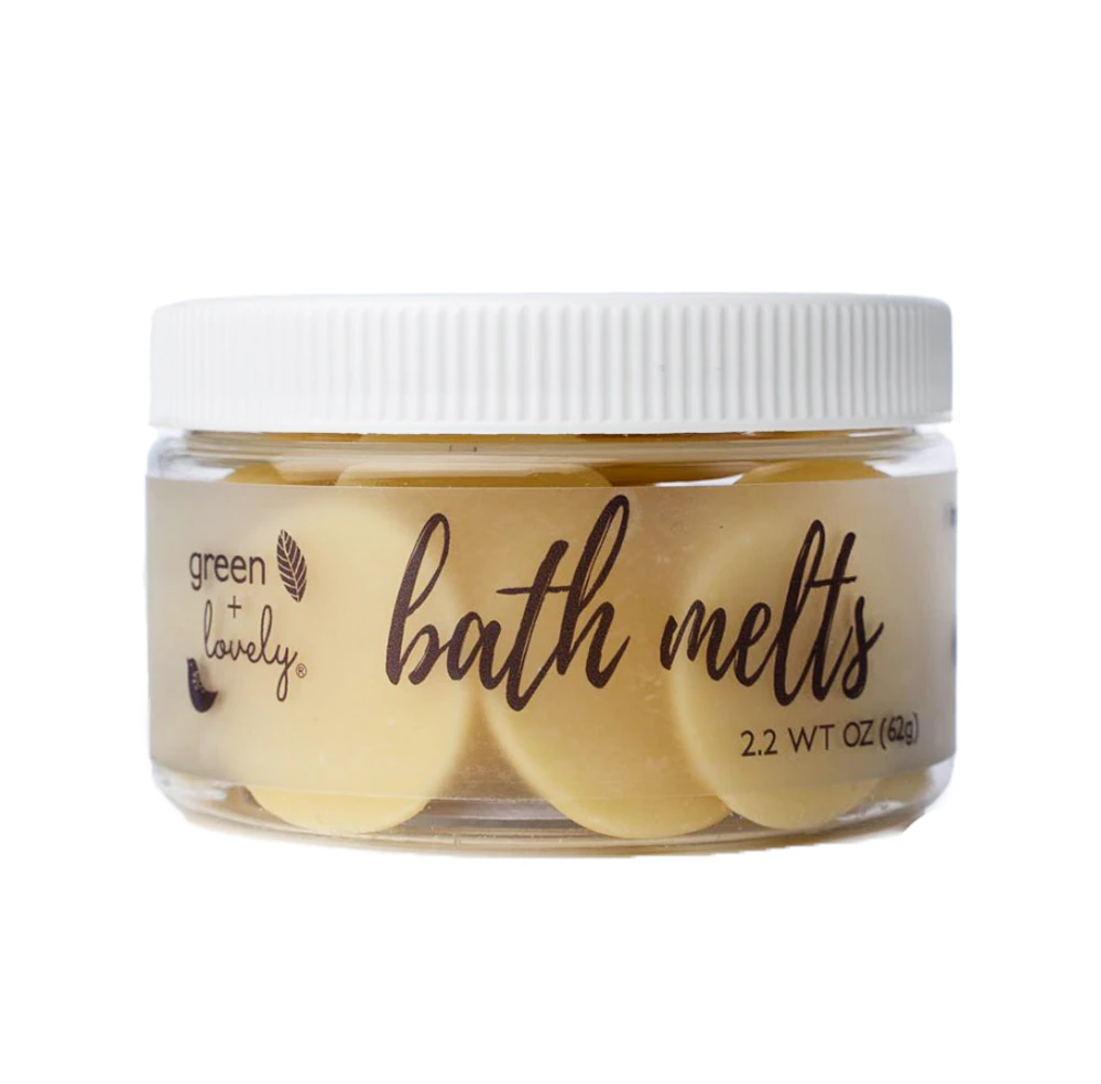 Green + Lovely Cocoa Butter Bath Melts Chocolate -- 2.5 oz
