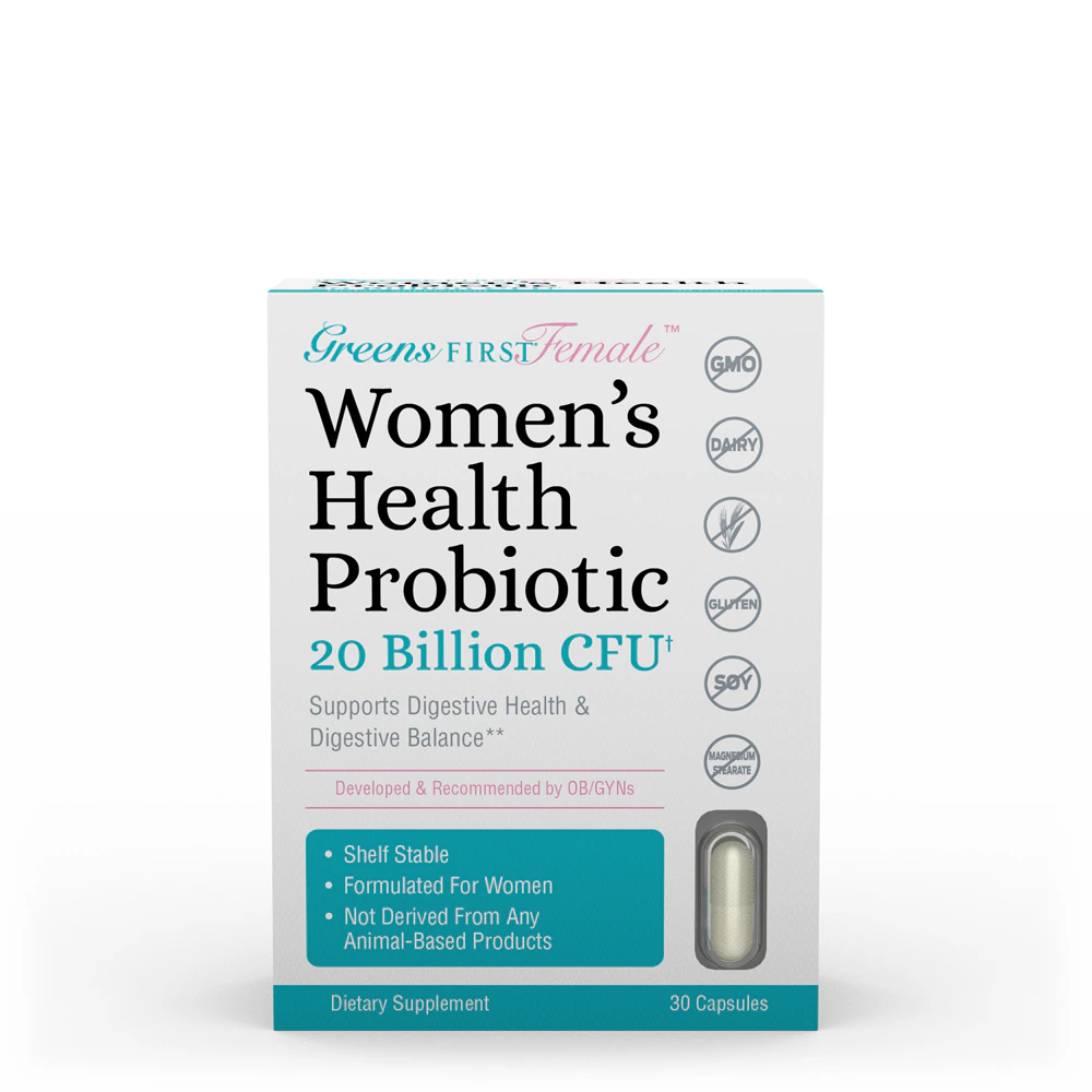 Greens First Female - Womens Health Probiotics -- 20 billion CFU - 30 Capsules