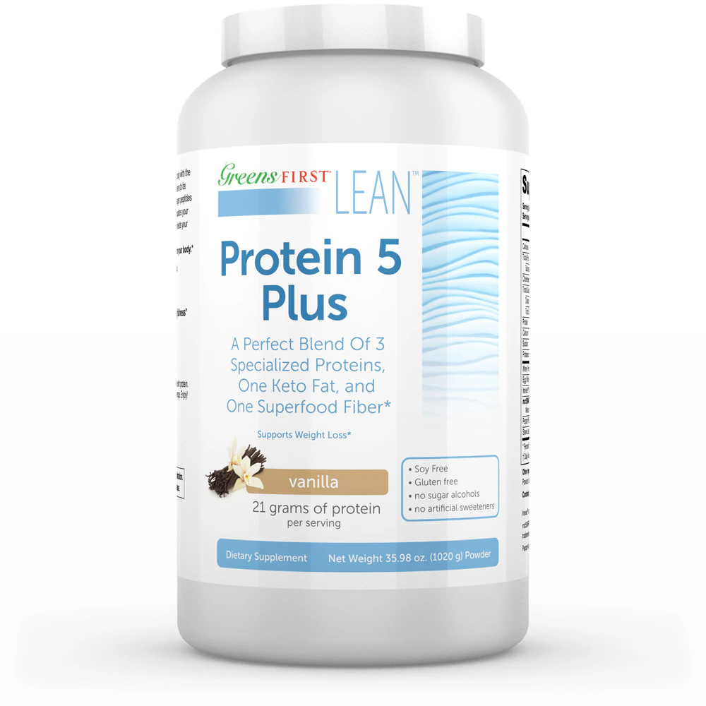 Greens First Lean Protein 5 Plus Vanilla -- 35.98 oz