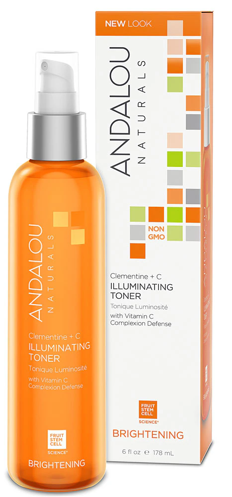 Andalou Naturals Brightening Clementine + C Illuminating Toner -- 6 fl oz