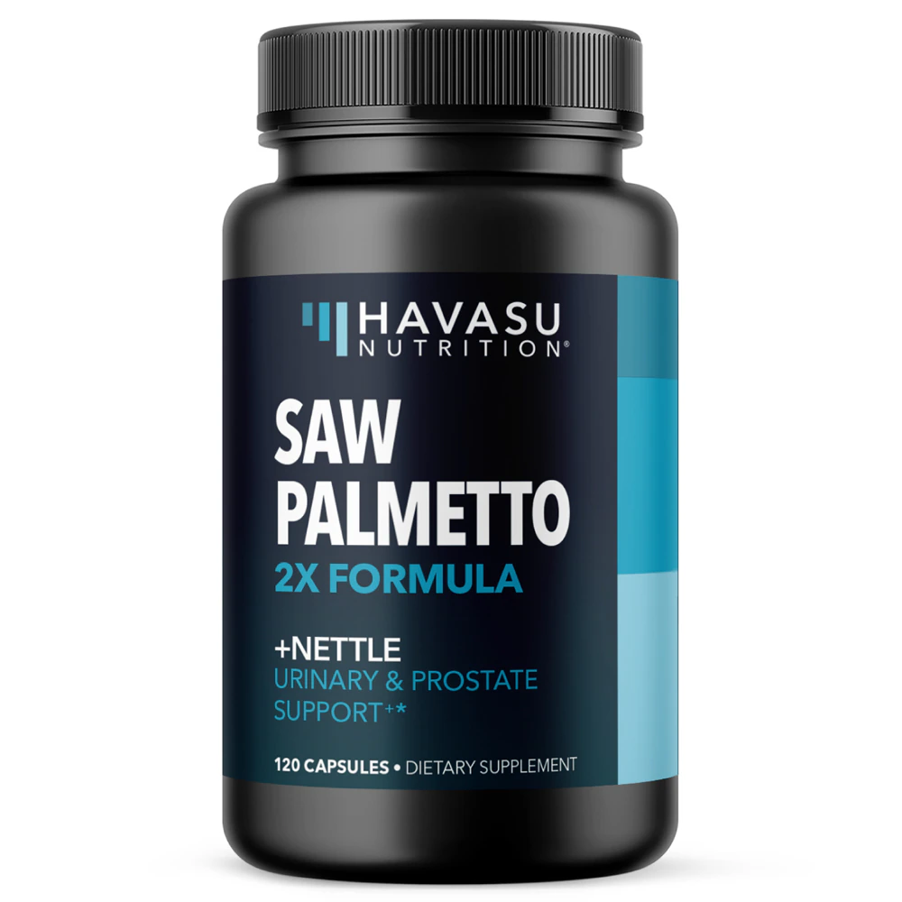 Havasu Nutrition Saw Palmetto 2X Formula + Nettle -- 120 Capsules