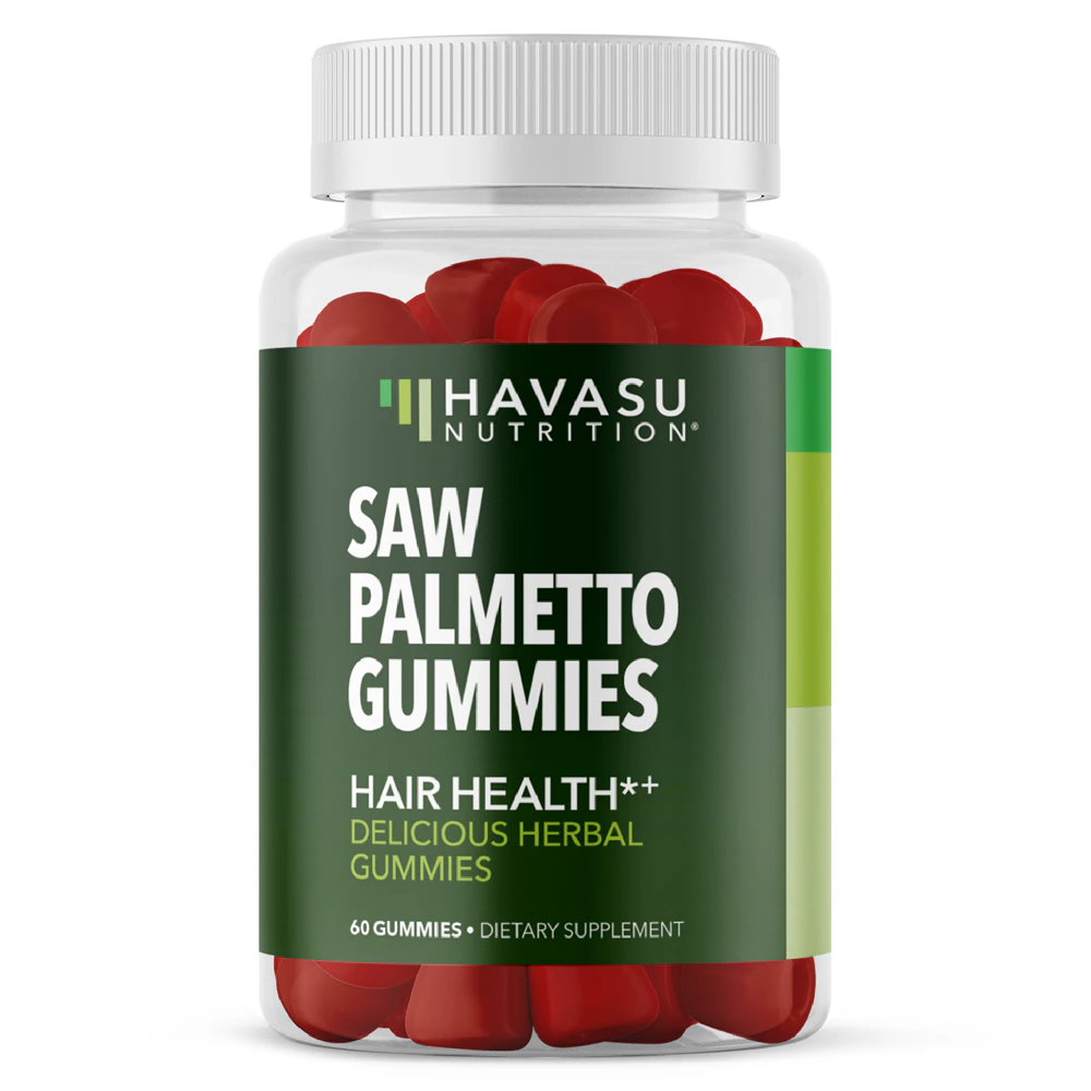 Havasu Nutrition Saw Palmetto Gummies Raspberry -- 60 Gummies