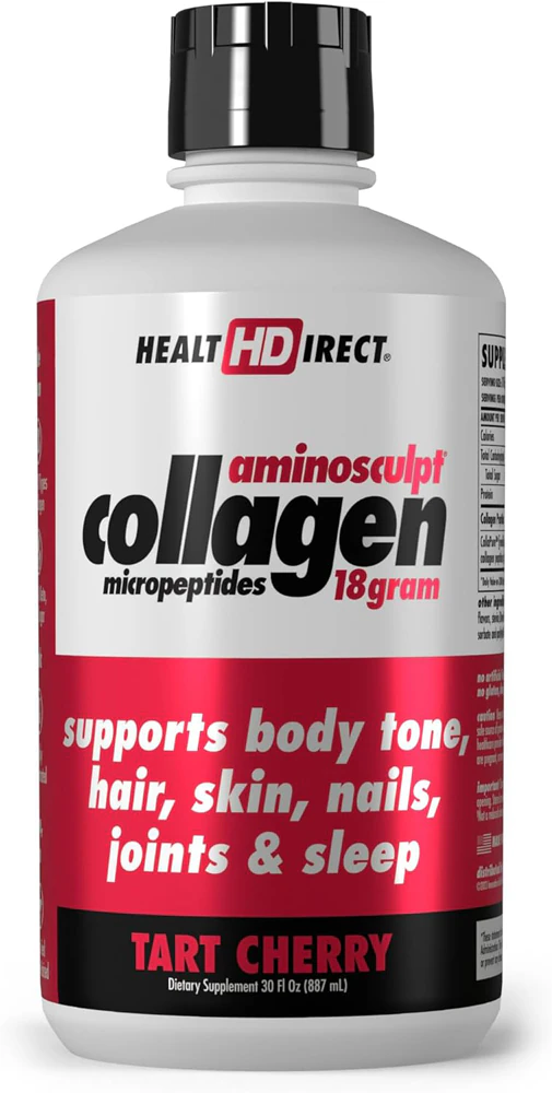 Health Direct AminoSculpt Sugar-Free Collagen Tart Cherry -- 18 g - 30 fl oz