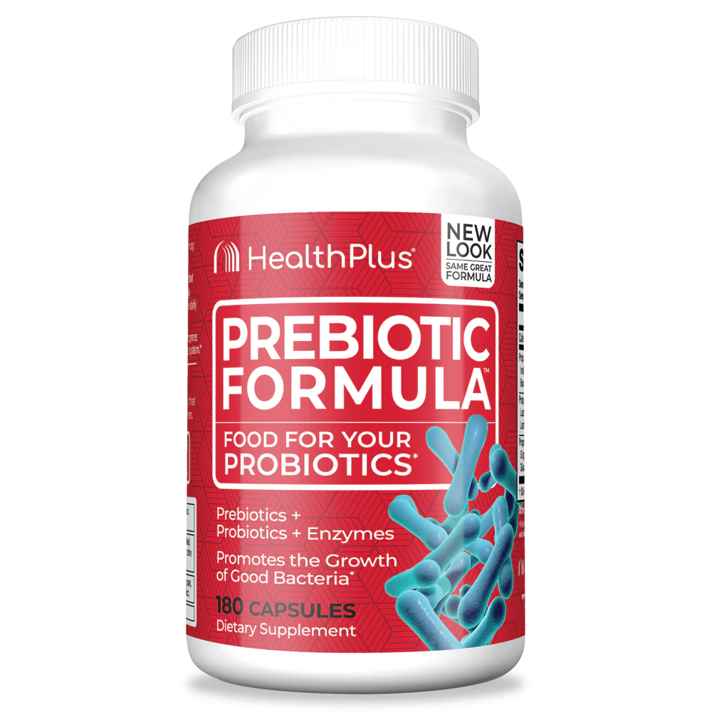 Health Plus Prebiotic Formula -- 180 Capsules