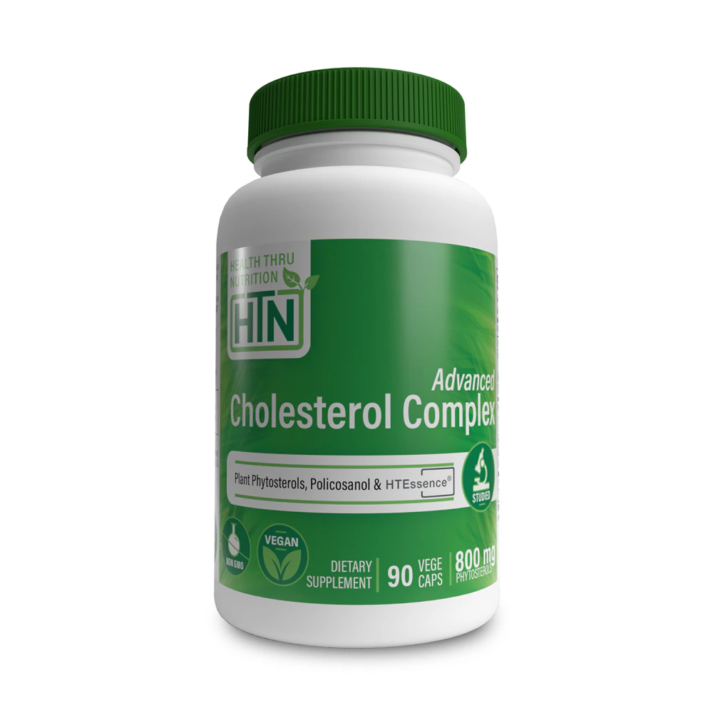 Health Thru Nutrition Advanced Cholesterol Complex Vegan Non-GMO -- 90 VegeCaps