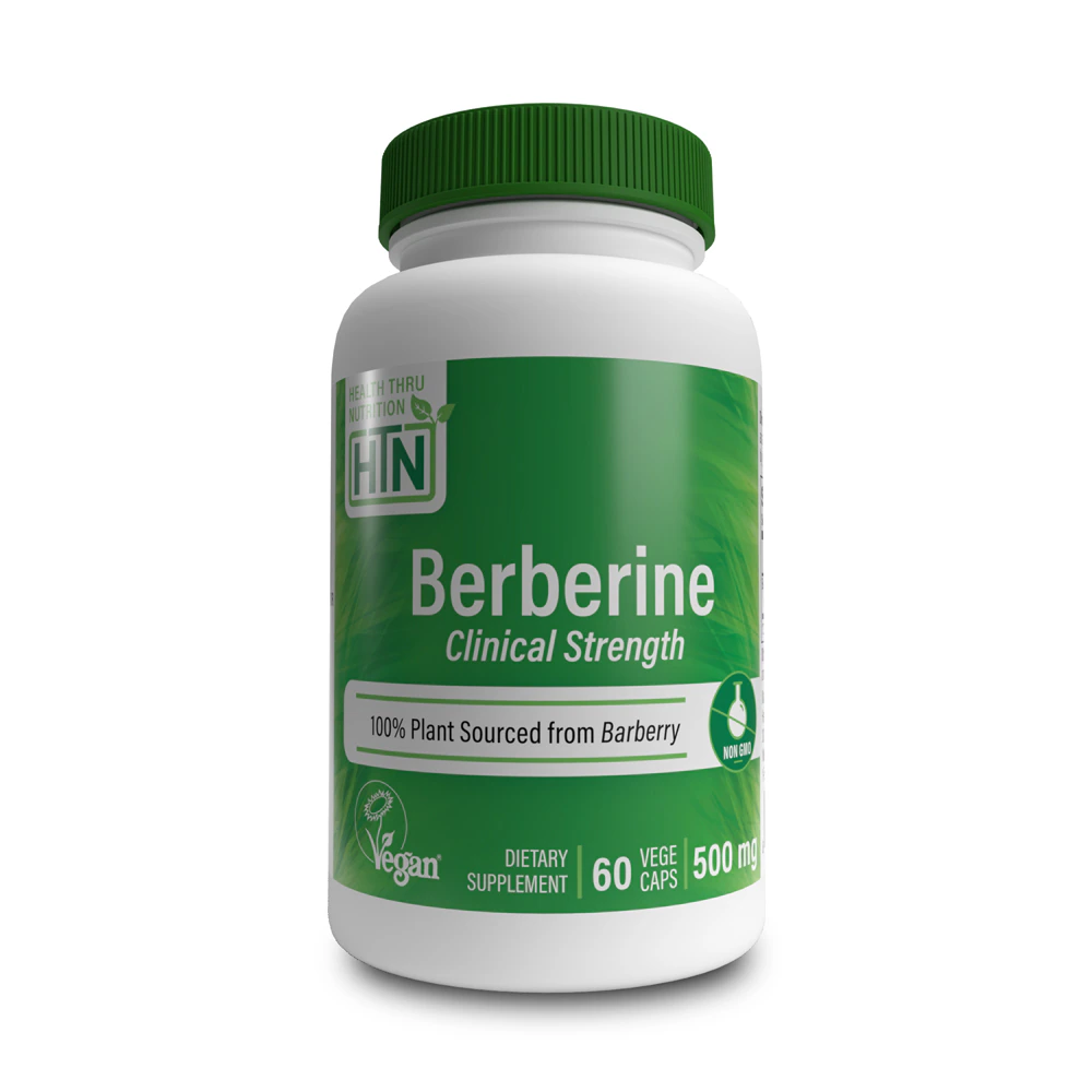 Health Thru Nutrition Berberine HCl Vegan Certified Non-GMO -- 500 mg - 60 VegeCaps