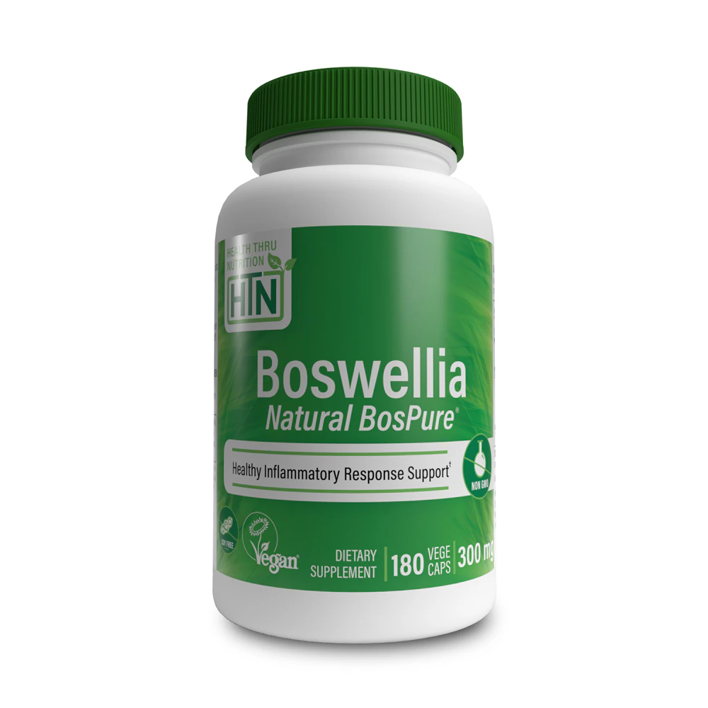 Health Thru Nutrition Boswellia BosPure Vegan Certified Non-GMO -- 300 mg - 180 VegeCaps