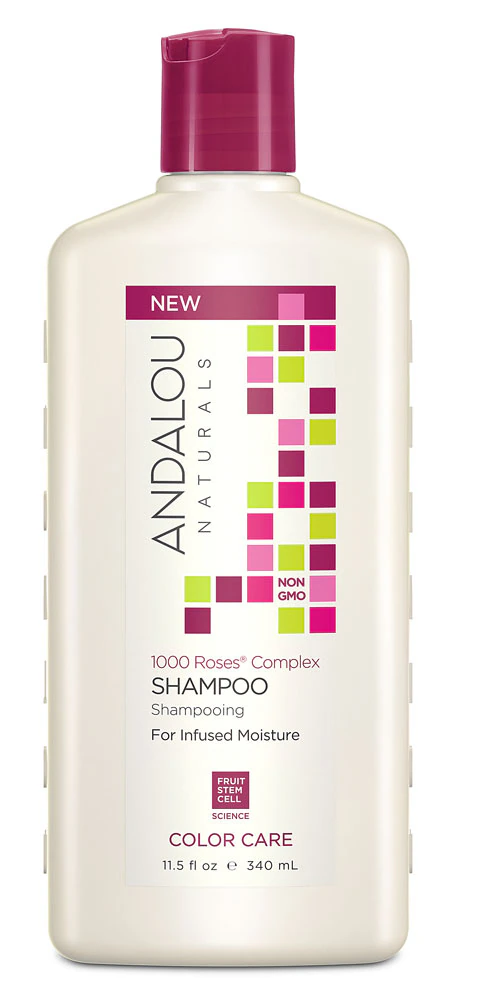 Andalou Naturals Color Care 1000 Roses Shampoo -- 11.5 fl oz