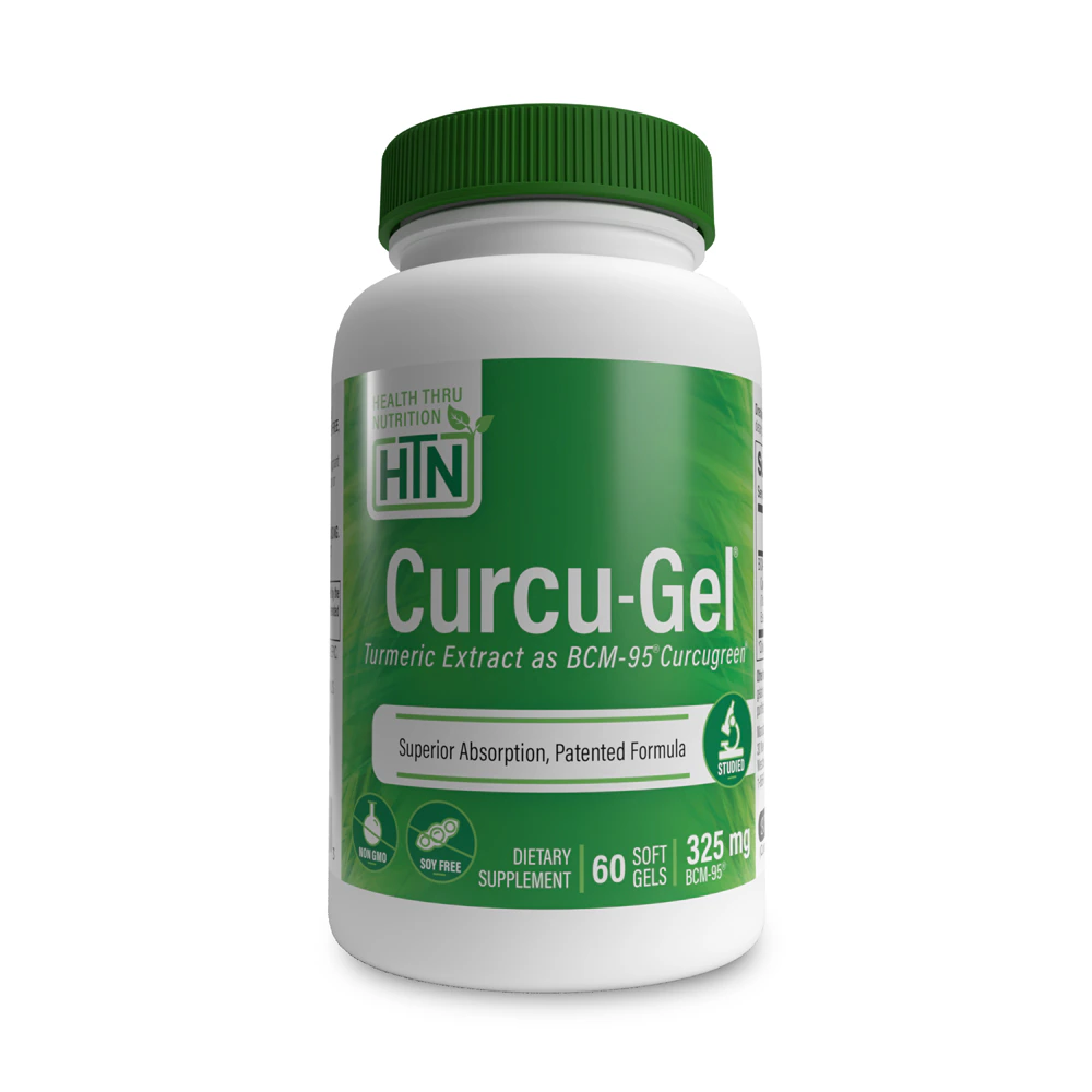 Health Thru Nutrition Curcu-Gel BCM-95 Curcumin Non-GMO -- 325 mg - 60 Softgels