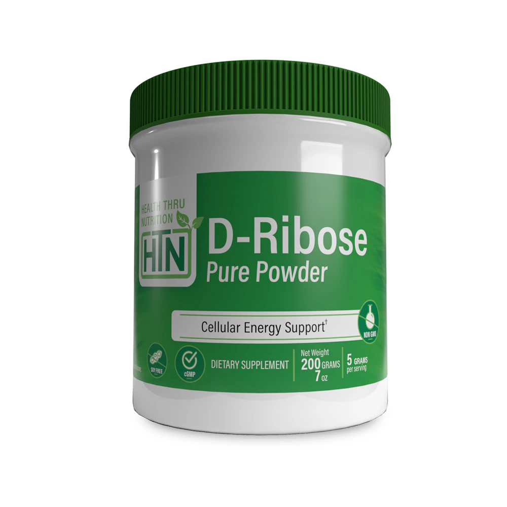 Health Thru Nutrition D-Ribose Pure Powder 200 grams NON-GMO -- 7 oz