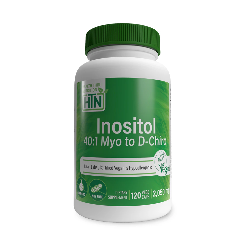 Health Thru Nutrition Inositol 40:1 Myo to D-Chiro -- 2050 mg - 120 VegeCaps