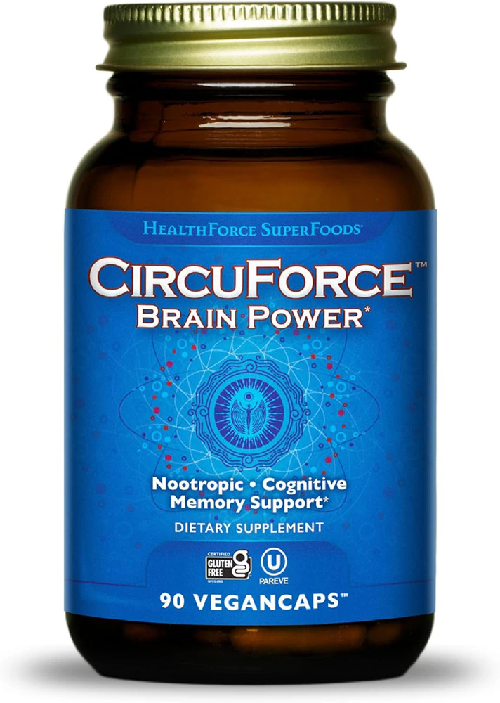 HealthForce Superfoods CircuForce Brain Power -- 90 Vegan Capsules