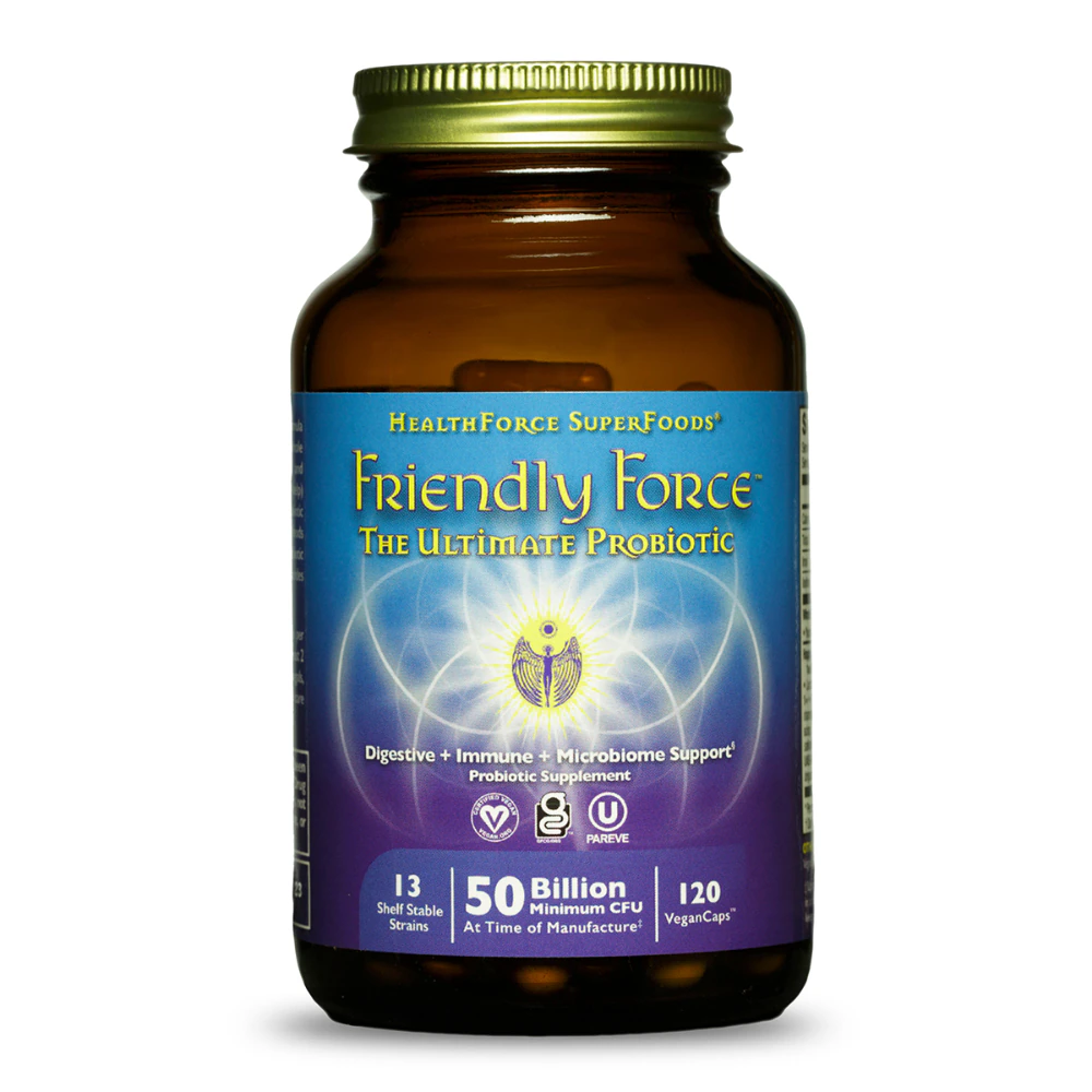 HealthForce Superfoods Friendly Force Probiotics -- 120 VeganCaps