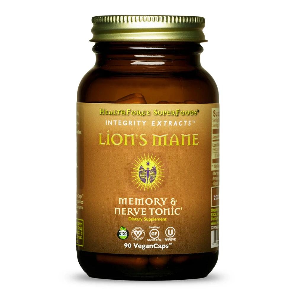 HealthForce Superfoods Integrity Extracts? Lion's Mane Mushroom -- 90 VeganCaps
