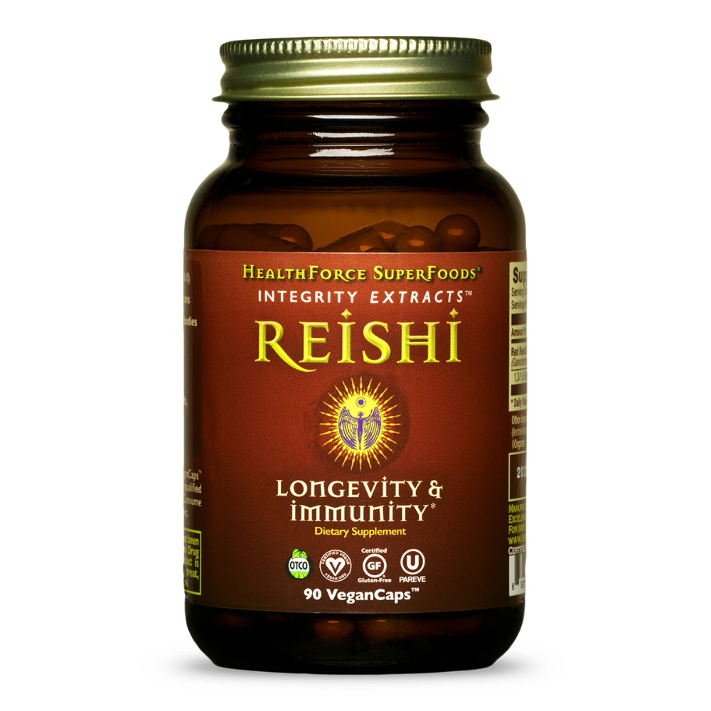 HealthForce Superfoods Integrity Extracts? Reishi Mushroom -- 90 VeganCaps