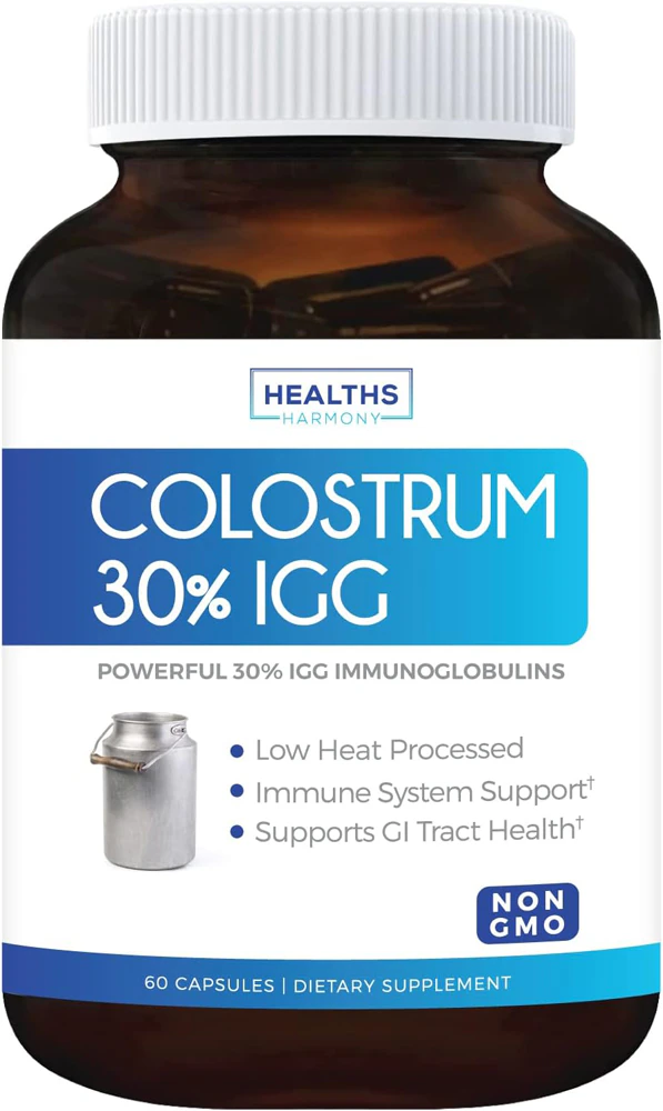 Healths Harmony Colostrum 30% IGG Capsules -- 60 Capsules