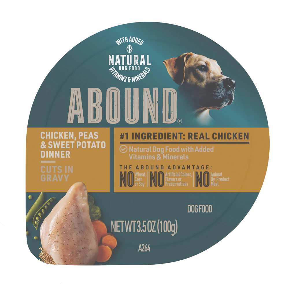 Abound Wet Dog Food Dinner Chicken Peas & Sweet Potato -- 3.5 oz