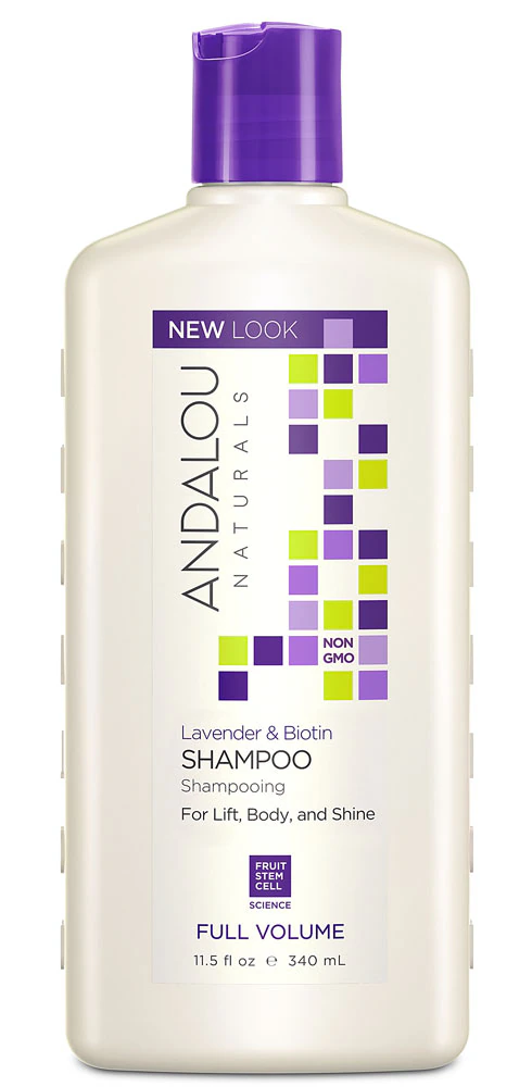 Andalou Naturals Full Volume Shampoo Lavender and Biotin -- 11.5 fl oz