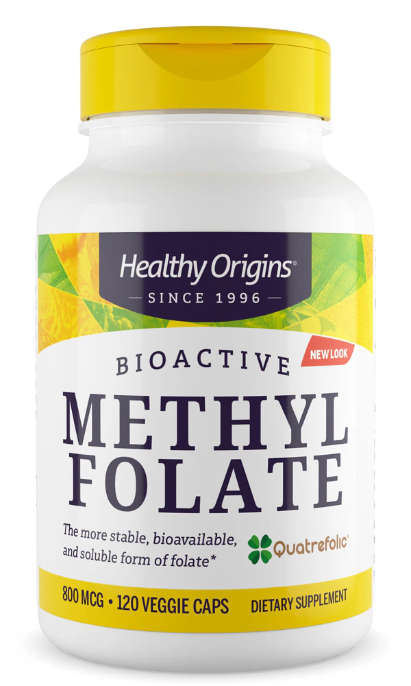 Healthy Origins Methyl Folate -- 800 mcg - 120 Veggie Caps