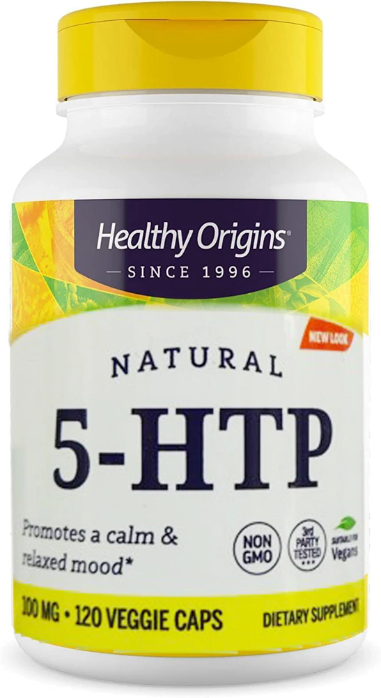 Healthy Origins Natural 5-HTP -- 100 mg - 120 Capsules